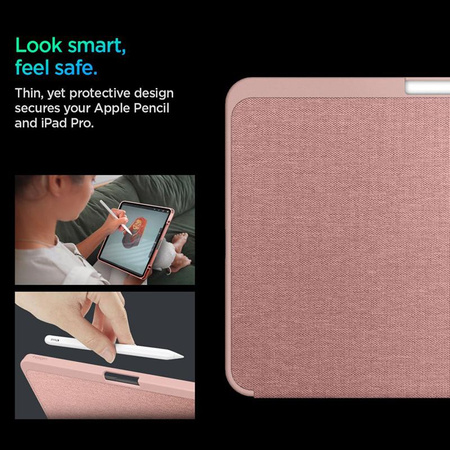 Spigen Urban Fit - pouzdro pro iPad Pro 11" (M5, 2025 / M4, 2024) (Rose Gold)
