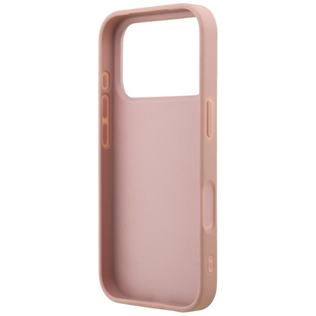 ETUI DO IPHONE 17 PRO RÓŻOWE GUESS ORYGINALNE BROKATOWE ELEGANCKIE
