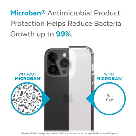 Speck Presidio Perfect-Clear - Etui iPhone 13 Pro z powłoką MICROBAN (Clear)