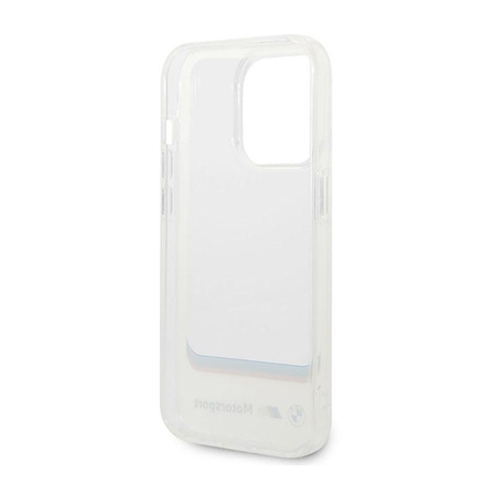 BMW Transparent Center - iPhone 14 Pro Max Tasche (weiß)