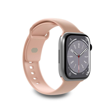 PURO ICON - Elastisches Armband für Apple Watch 38/40/41 mm (S/M & M/L) (Dusty Pink)