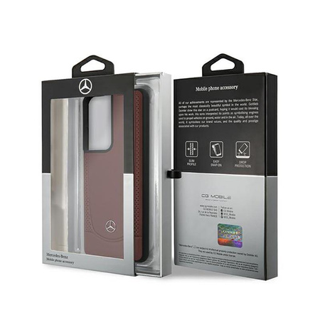 Mercedes Leather Urban Line - Etui Samsung Galaxy S21 Ultra (czerwony)