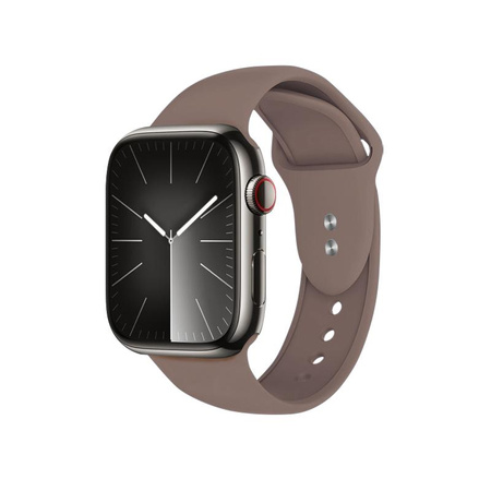 Crong Liquid - Řemínek pro Apple Watch 38/40/41/42 mm (hnědý)