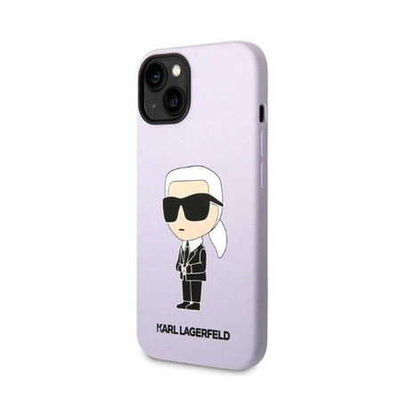 Karl Lagerfeld szilikon NFT Ikonik - iPhone 14 Plus tok (lila)
