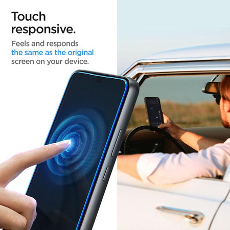Spigen Glas.TR Slim 2-Pack - Verre trempé pour Samsung Galaxy A34 5G (2 pièces)