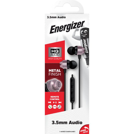 Energizer Classic CIA10 - Casque d'écoute filaire avec jack 3,5 mm (or rose)