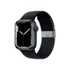 Crong Wave Band - Fonott szíj Apple Watch 44/45/46/49 mm-es órához (grafit)