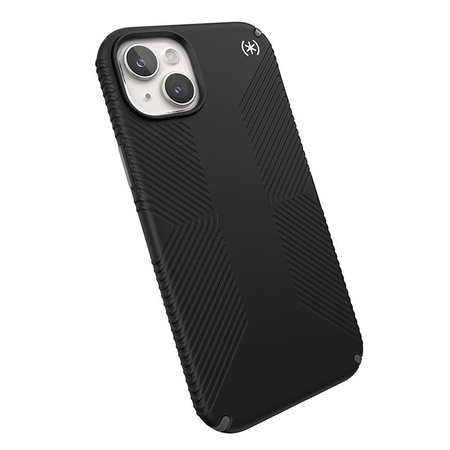 Speck Presidio2 Grip Magsafe - pouzdro pro iPhone 15 Plus / iPhone 14 Plus (černé / břidlicově šedé / bílé)