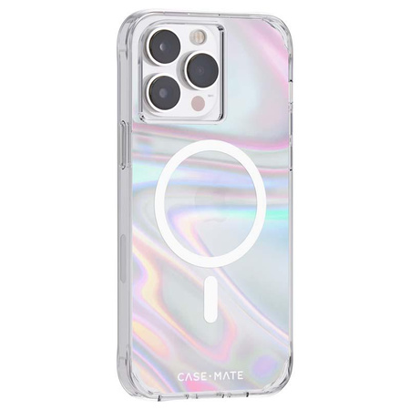 Pouzdro Case-Mate Soap Bubble MagSafe - iPhone 14 Pro Max (duhové)