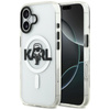 Karl Lagerfeld IML Karl Sketch Logo MagSafe - Custodia per iPhone 17 (trasparente)