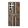 Guess 4G Printed Stripe - Etui Samsung Galaxy S23 Ultra (brązowy)