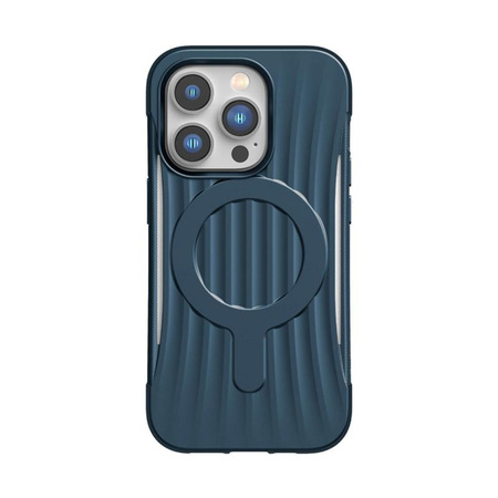 X-Doria Raptic Clutch MagSafe - Biodegradable iPhone 14 Pro Case (Drop-Tested 3m) (Marine Blue)