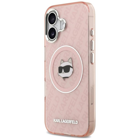 ETUI DO IPHONE 17 do MAGSAFE KARL LAGERFELD ORYGINALNE RÓŻOWE MODNE