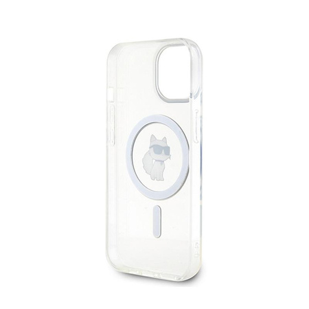 Karl Lagerfeld IML Choupette MagSafe - Coque pour iPhone 15 (Transparent)