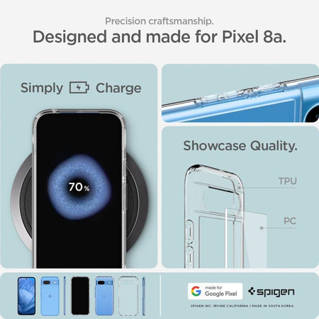 Spigen Ultra Hybrid - tok Google Pixel 8A (átlátszó)