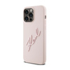 Karl Lagerfeld Silicone Karl Script - iPhone 15 Pro Max Case (pink)