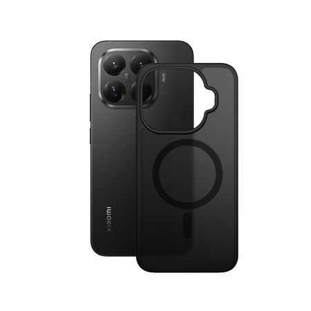 Crong Hybrid Matte Magnetic - Xiaomi 15T Pro MagSafe Case (Black)