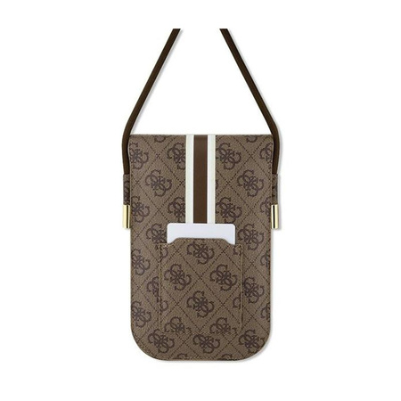 Guess 4G Stripes - Crossbody telefontáska (barna)