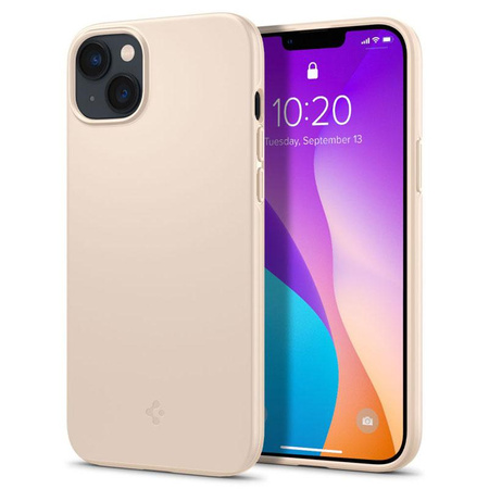 Spigen Thin Fit - tok iPhone 14 készülékhez (bézs)
