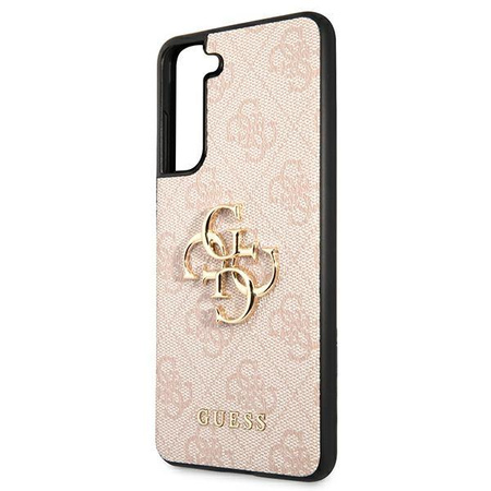 Guess 4G Big Metal Logo - pouzdro pro Samsung Galaxy S21 FE (růžové)