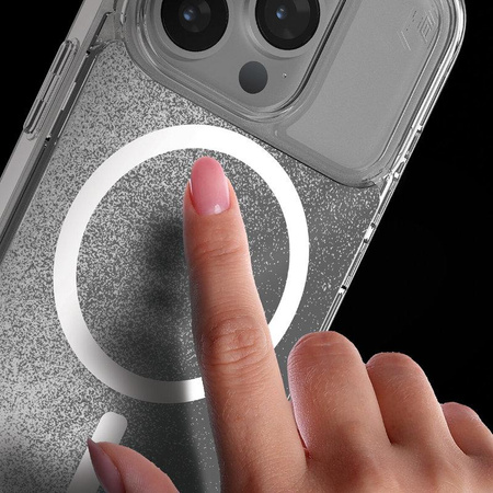 STM Relax Sand MagSafe - iPhone 15 Pro Case (Clear / White)