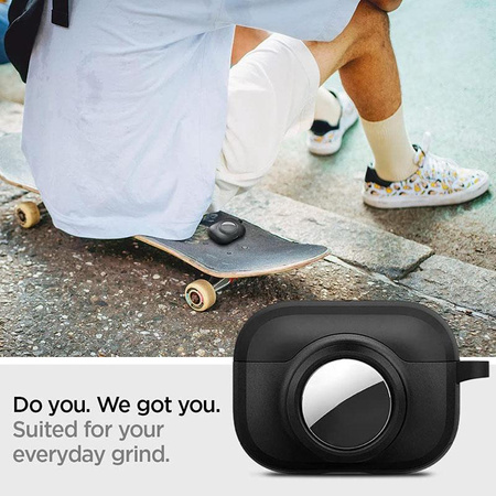 Spigen Tag Armor Duo - Etui do Apple Airpods Pro 1 / 2 / AirTag (Czarny)
