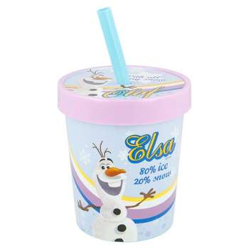 Frozen - Coupe de glace avec paille 560 ml