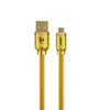 WEKOME WDC-161 Sakin Series - USB-A to Micro USB Fast Charging 6A Connection Cable 1 m (Gold)