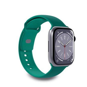 PURO ICON - Elastisches Armband für Apple Watch 38/40/41/42 mm (S/M & M/L) (Jade)