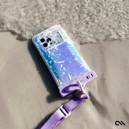 Case-Mate Waterproof Floating Pouch - Vodotěsné pouzdro pro chytré telefony (Mýdlová bublina)