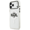Karl Lagerfeld IML Karl Sketch Logo MagSafe - Custodia per iPhone 17 Pro Max (trasparente)