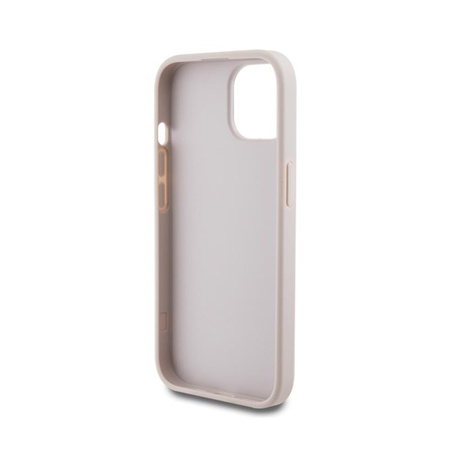 Guess 4G Metal Gold Logo - iPhone 15 Case (pink)