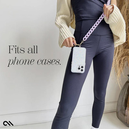 Case-Mate Telefon Crossbody Chain - Telefon-Schulterkette (Lavendel)