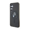 Karl Lagerfeld IML Karl & Choupette Glitter MagSafe - pouzdro pro Samsung Galaxy S24+ (černé)