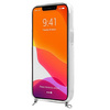 Guess 4G Croix à rayures argentées - Étui pour iPhone 13 Pro