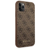 Guess 4G Metal Gold Logo – Etui iPhone 11 Pro (brązowy)