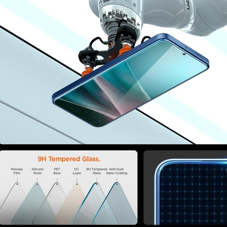 Spigen GLAS.TR EZ Fit Pro - Verre trempé pour Samsung Galaxy S25 Edge