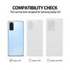 Crong Color Cover - Etui Samsung Galaxy S20 (czerwony)