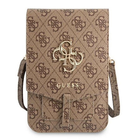 Guess 4G Big Metal Logo Phone Bag - Sac avec compartiment pour smartphone (marron)