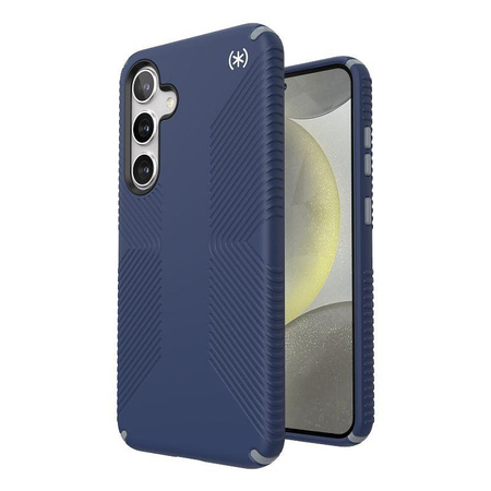 Speck Presidio2 Grip - Étui Samsung Galaxy S24+ (Bleu côtier / Gris poussière)