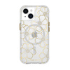 Case-Mate Floral Gems MagSafe - iPhone 15 Case (Gold)