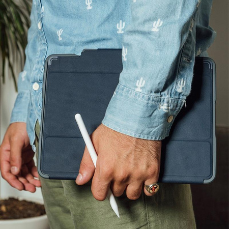 STM Dux Plus - Etui pancerne iPad 11" (2025) / 10.9" (2022) MIL-STD-810G z uchwytem Apple Pencil (Black)