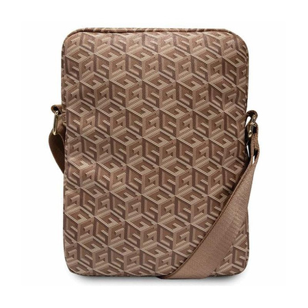 Guess GCube Stripe Tablet Bag - 10" Tablet bag (Brown)