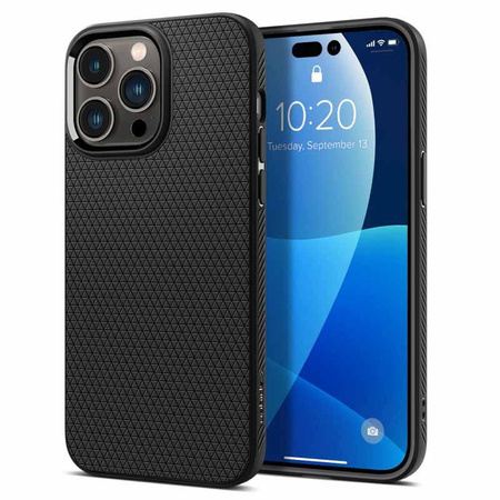 Spigen Liquid Air - Coque pour iPhone 14 Pro (Noir)