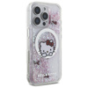 Hello Kitty Liquid Glitter Sweet Kitty Bows MagSafe - pouzdro pro iPhone 16 Pro Max (bílé)