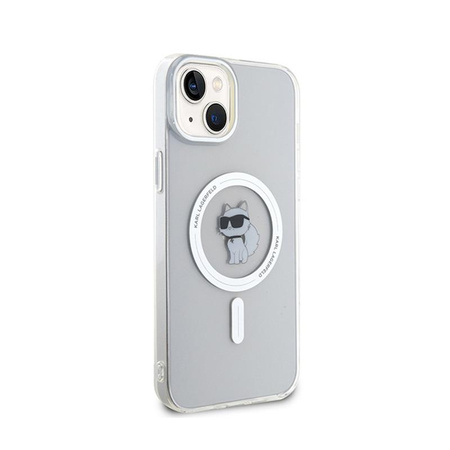 Karl Lagerfeld IML Choupette MagSafe - Hülle für iPhone 15 Plus (Transparent)