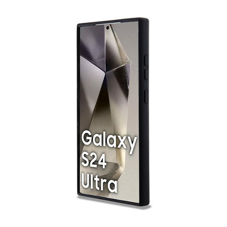 Étui AMG Silicone Carbon Pattern MagSafe - Samsung Galaxy S24 Ultra (noir)