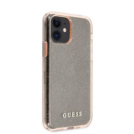 Guess Glitter Case - Coque pour iPhone 11 (rose)