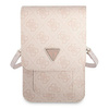 Peněženka Guess 4G Triangle Logo Phone Bag - taška na chytrý telefon a příslušenství (růžová)