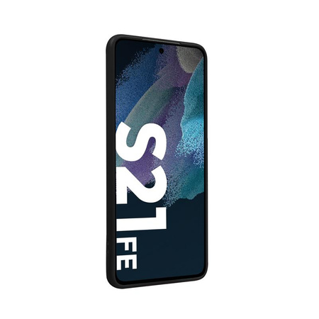 Barevný kryt Crong - pouzdro pro Samsung Galaxy S21 FE (černé)